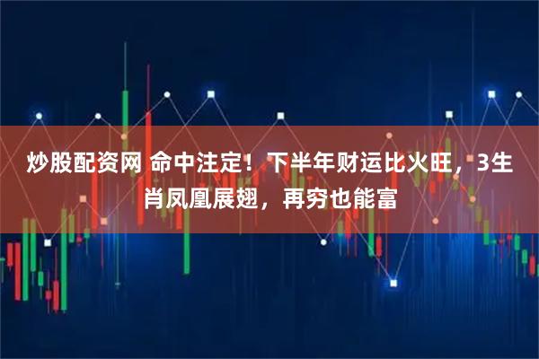 炒股配资网 命中注定！下半年财运比火旺，3生肖凤凰展翅，再穷也能富